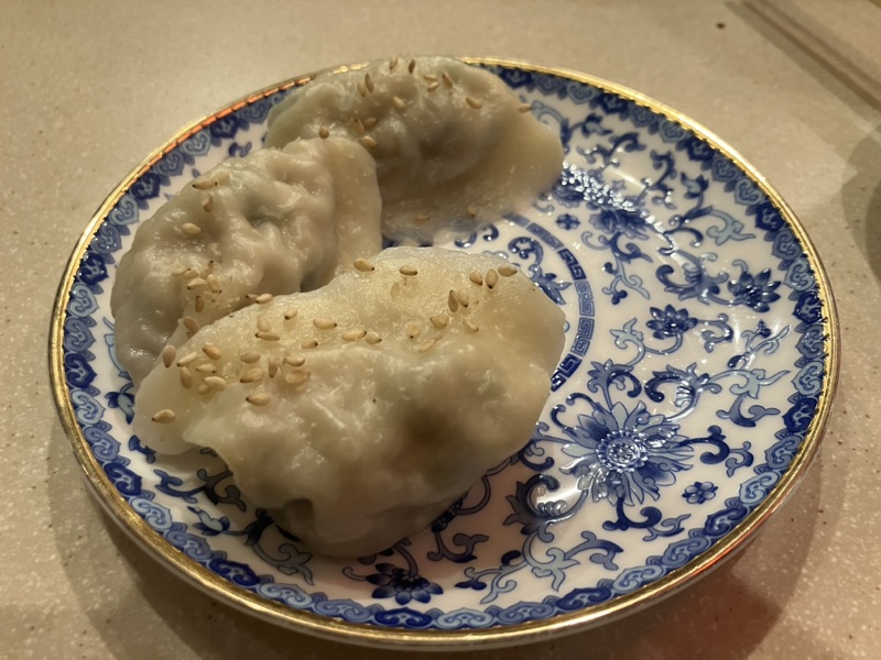 青唐辛子の水餃子