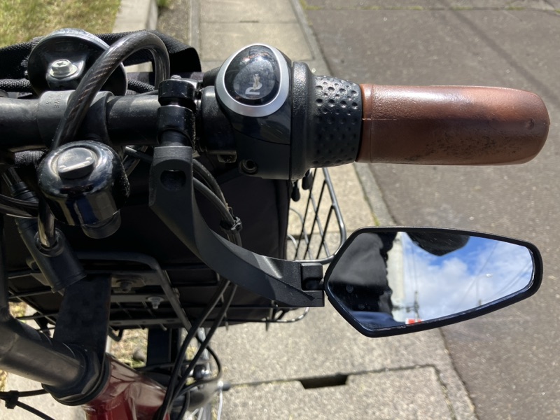 自転車のサイドミラー
